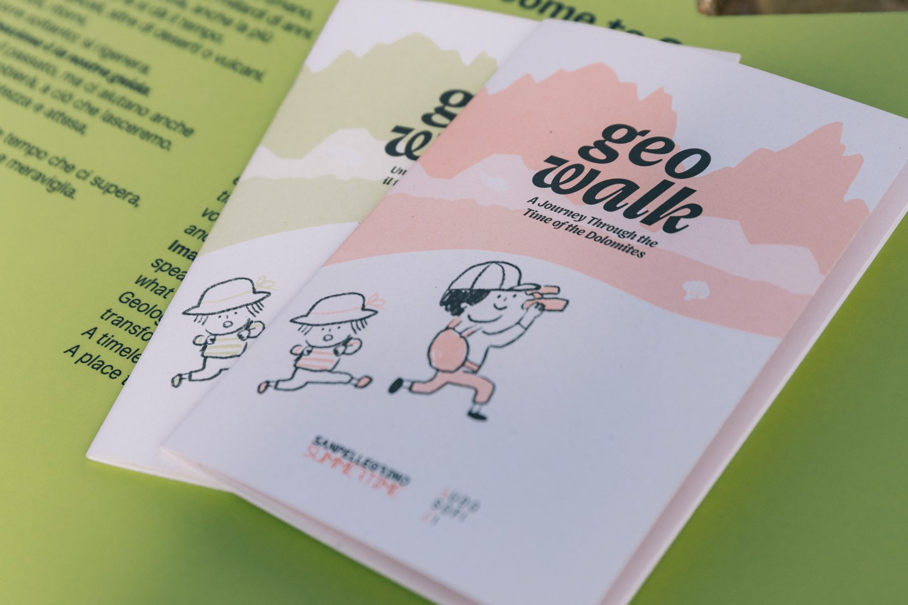 La guida cartacea del Geo Walk