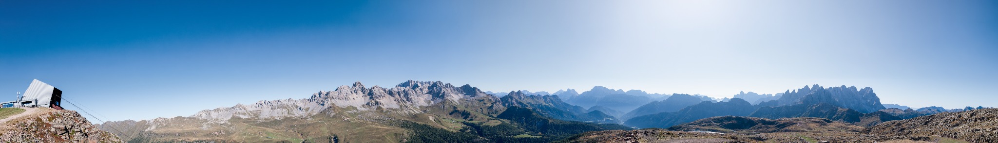 Panorama montuoso dal Col Margherita